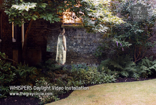 WHISPERS Daylight Projection Installation - The Gray Circle 1